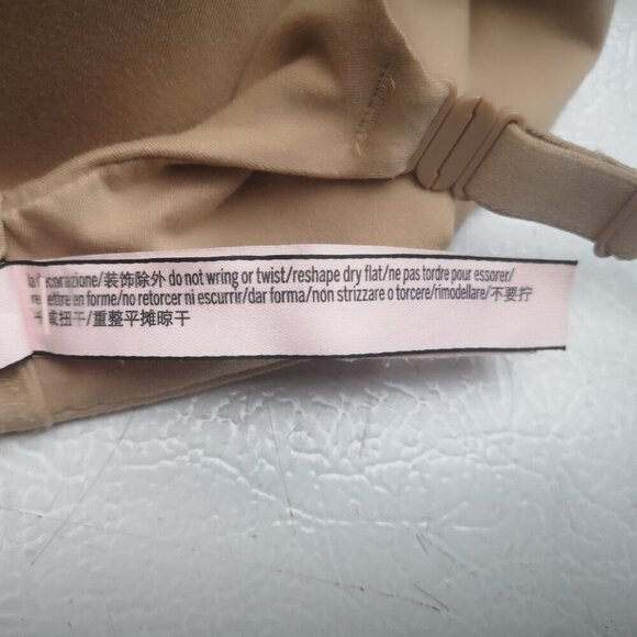 Victoria's Secret Ladies Size 32DDD Tan Underwire Lined Demi Bra - Picture 6 of 7